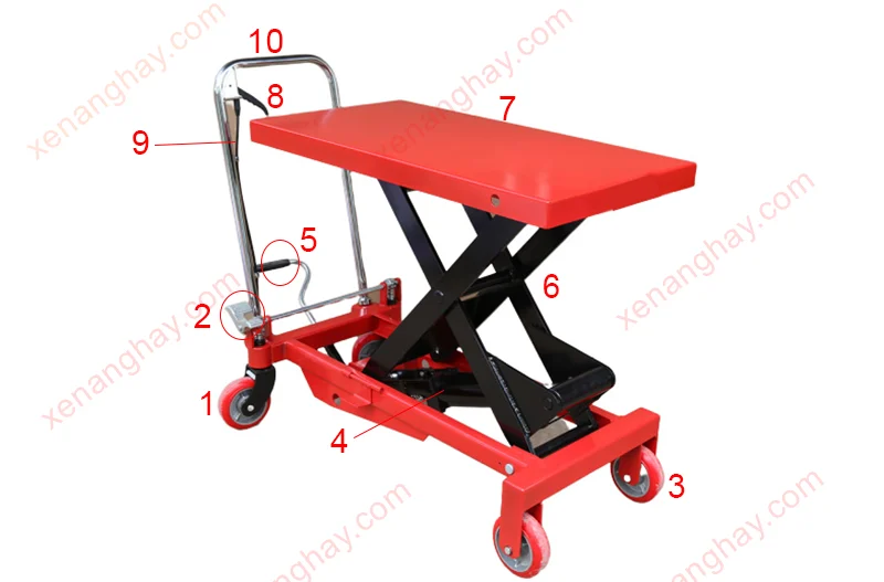Xe nâng mặt bàn 500Kg Noblelift TF50