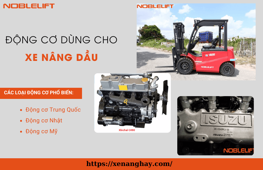 dong co dung cho xe nang dau