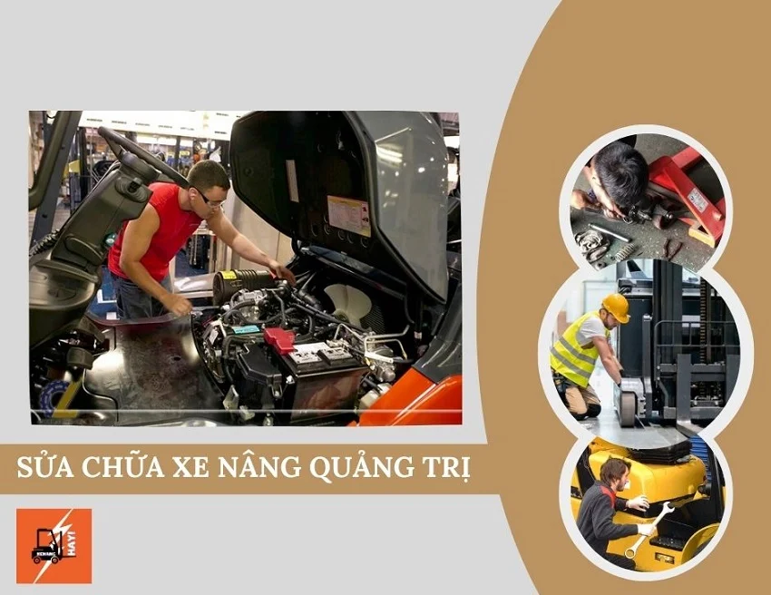 sua chua xe nang quang tri