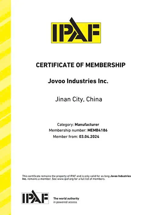 Xe nâng người cắt kéo 8 mét Z06 Jovoo