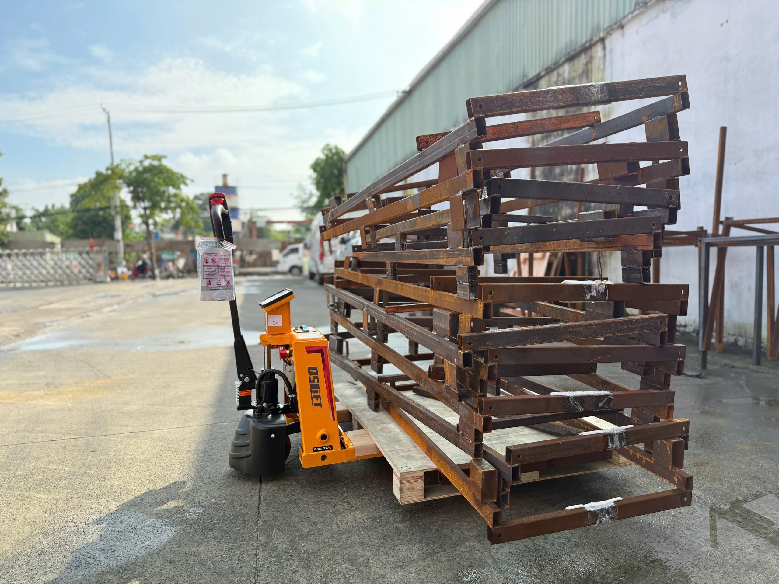 Xe nâng tay điện gắn cân QSLIFT - EPT20ES - Ảnh 5